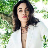 WATER (ICOSAHEDRON) DIFFUSER NECKLACE in 18ct Gold /925 Sterling Silver (Wellness Jewellery)