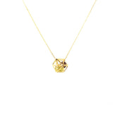 WATER (ICOSAHEDRON) DIFFUSER NECKLACE in 18ct Gold (Wellness Jewellery)