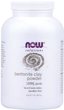 Now Solutions - Bentonite Clay Powder (1lb, 454g)