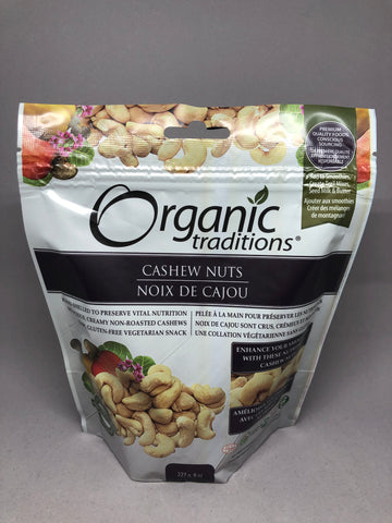 Organic Traditions® Cashew Nuts 227g