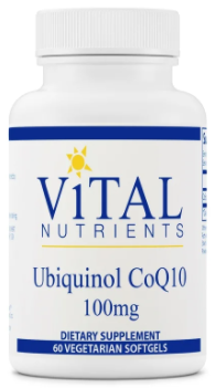 Vital Nutrients Ubiquinol CoQ10 100 mg (60 Veg Softgels)